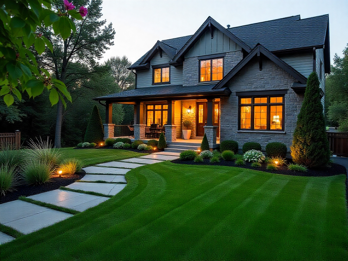 Residential landscape design package